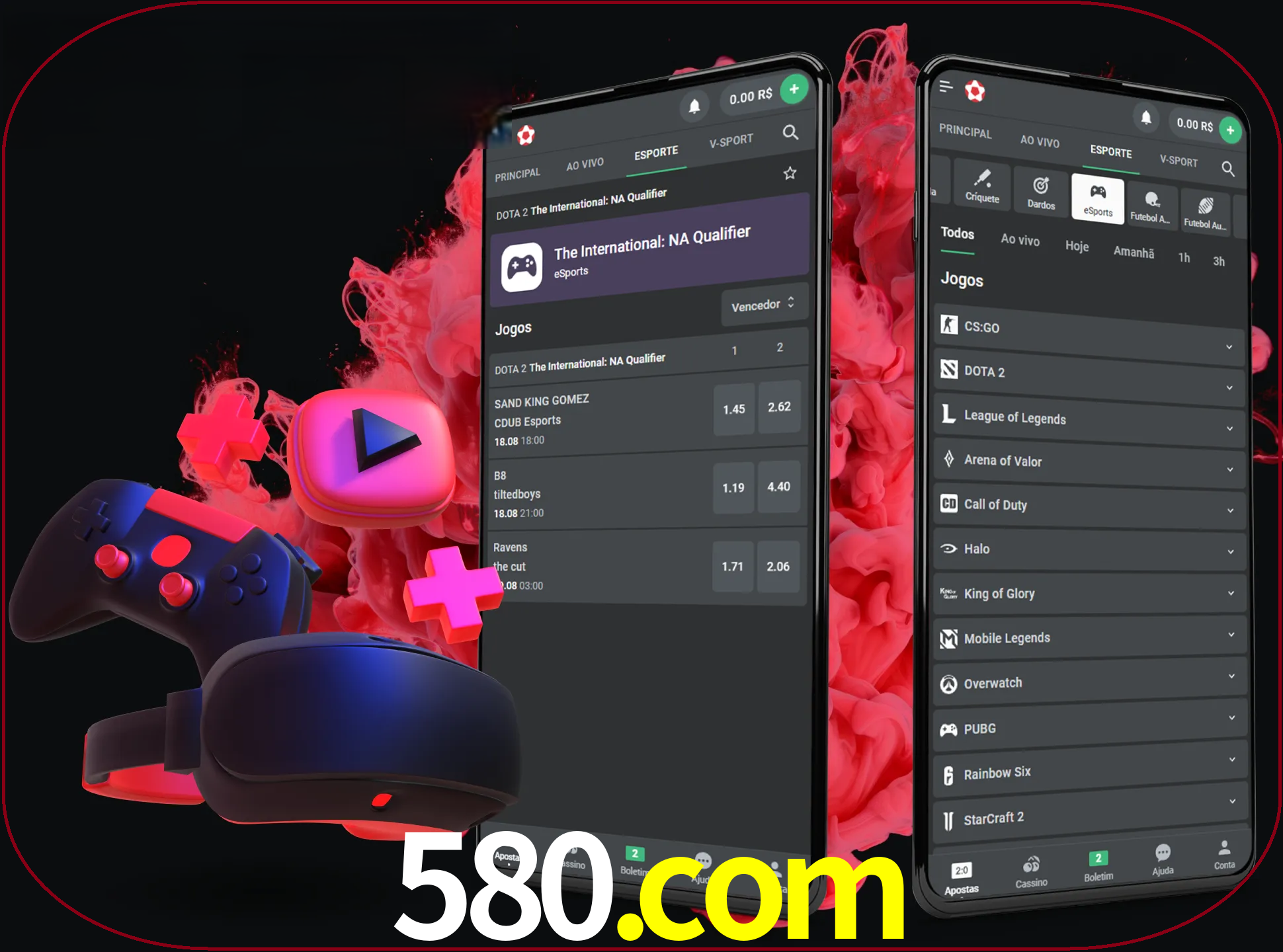 Para ter a aplicação móvel 580 no seu smartphone, basta descarregar o ficheiro apk e seguir as instruções.