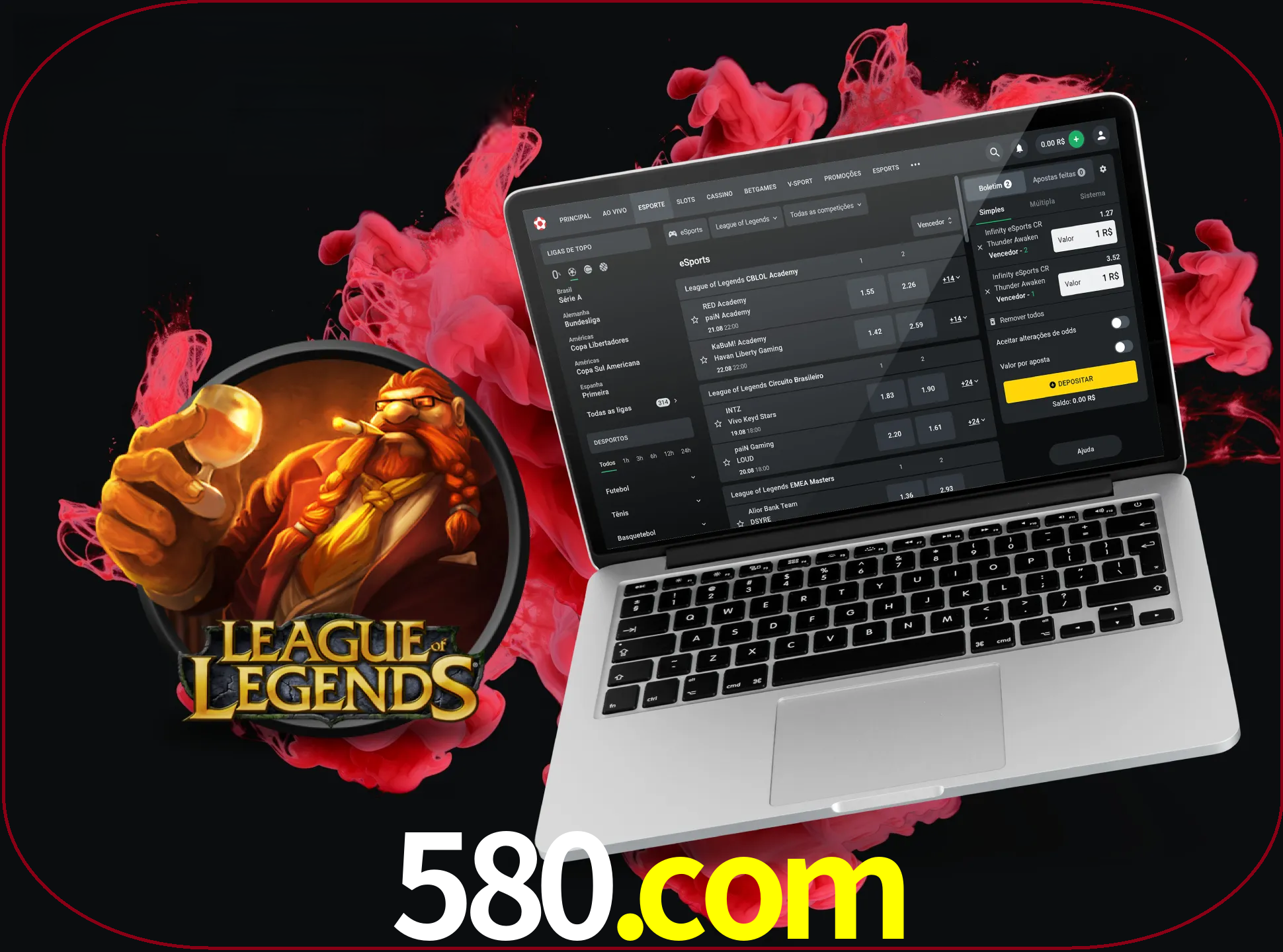 Se é um fã deste jogo, muitos torneios fantásticos que o vão surpreender estão disponíveis no 580.