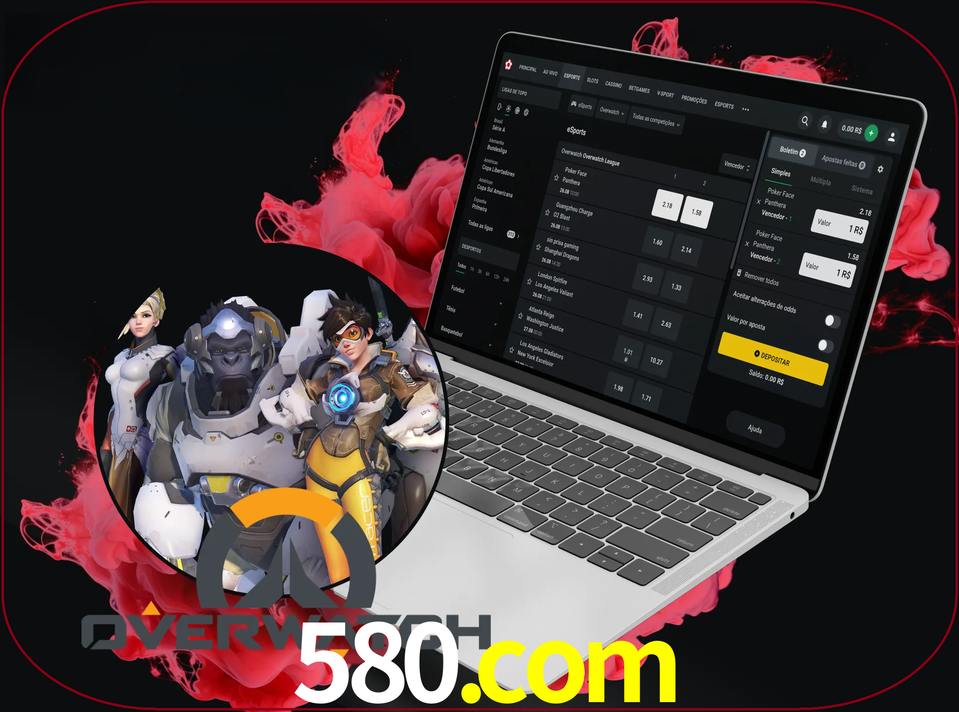 Os fãs deste fantástico jogo apreciarão a abundância de jogos e podem também ganhar dinheiro real apostando no 580.
